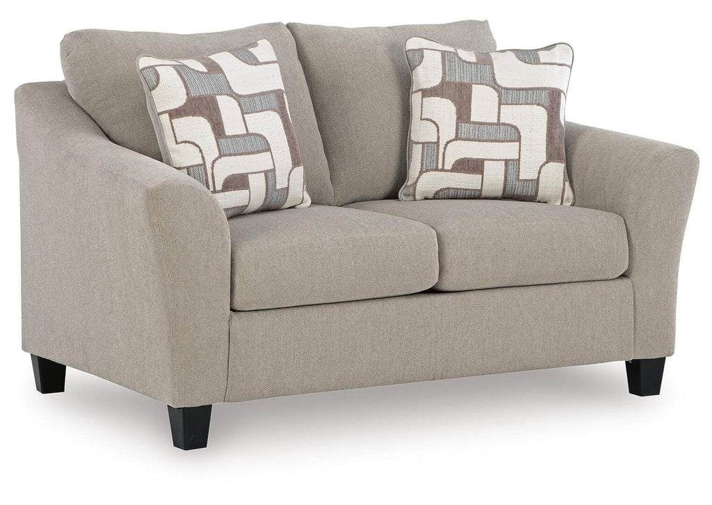 Willarae Sofa and Loveseat angled view