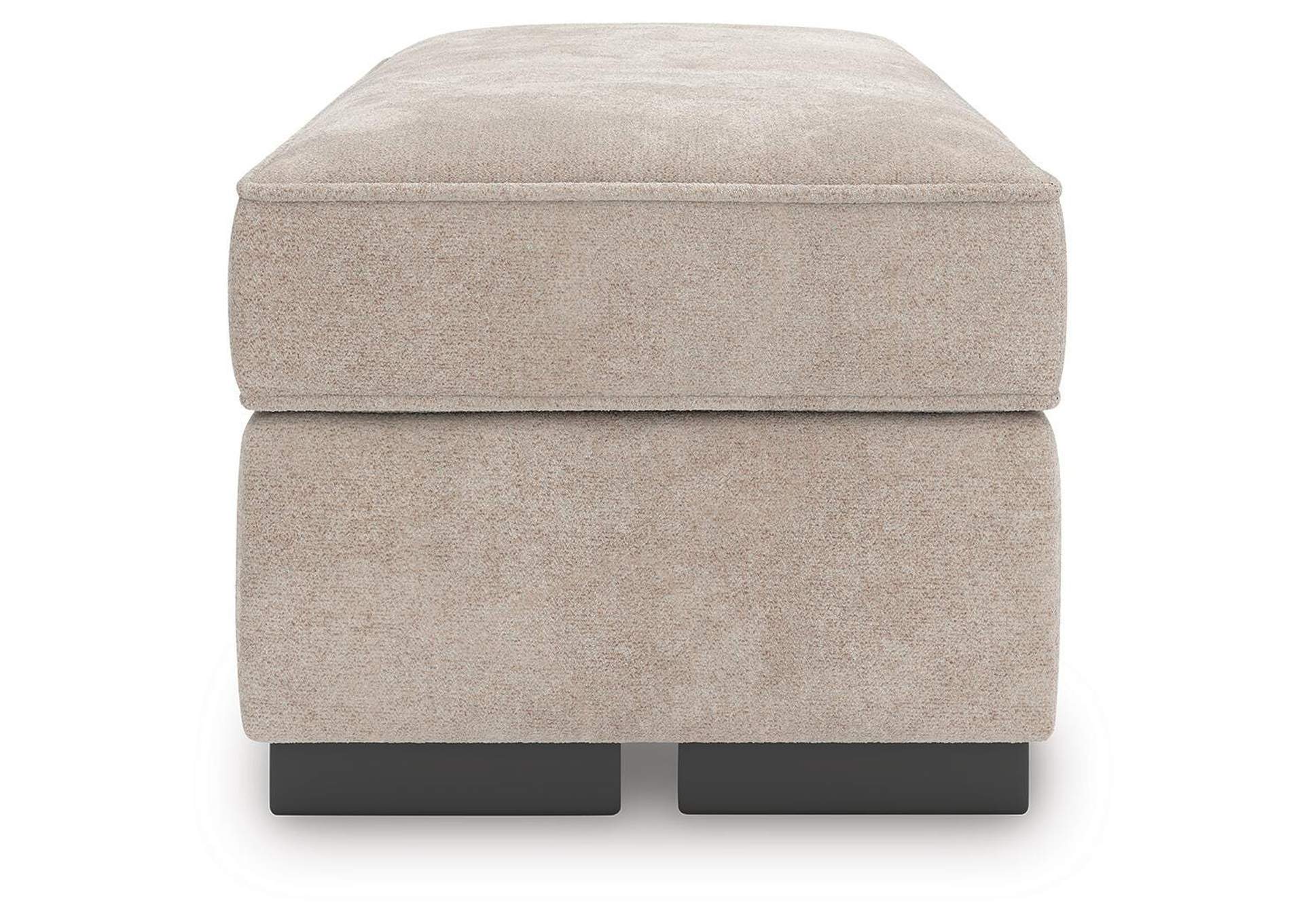 High Profile Chair and Ottoman side view