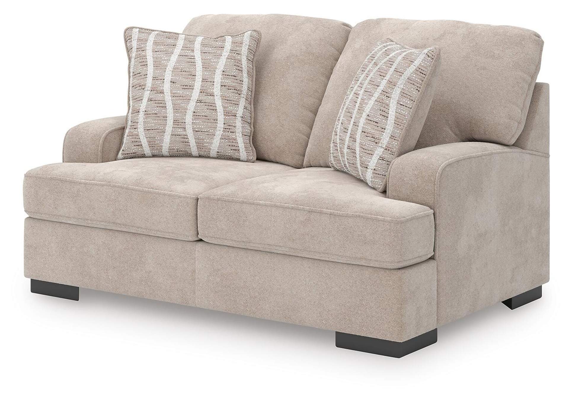 High Profile Loveseat side view