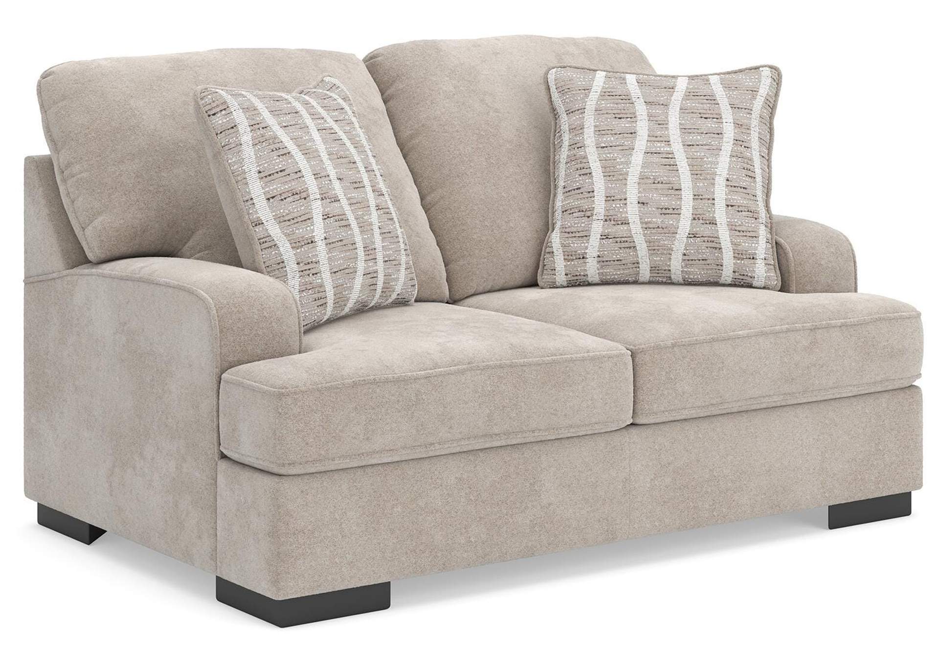 High Profile Loveseat side view