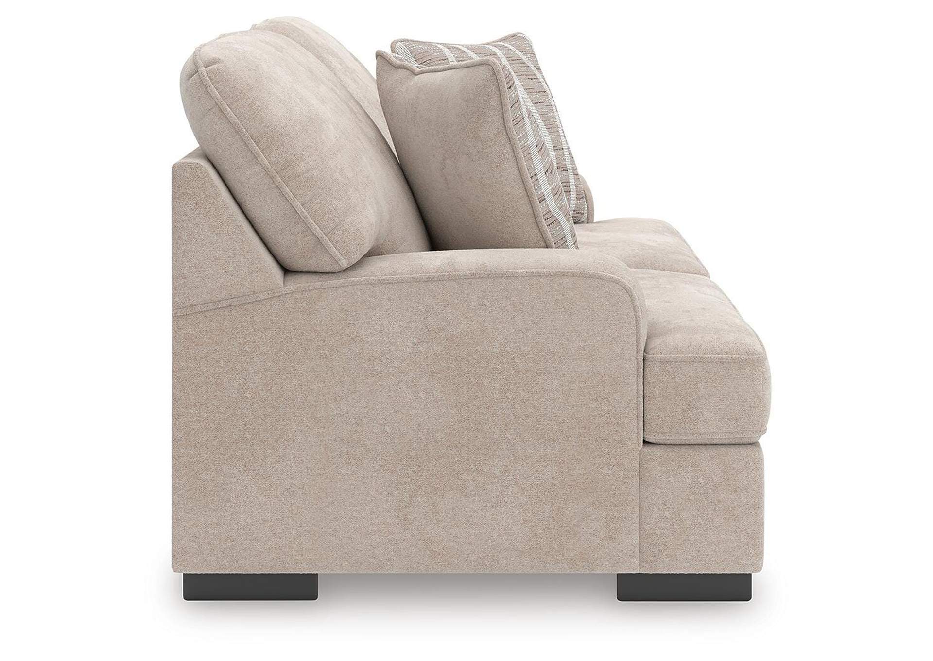 High Profile Loveseat side view