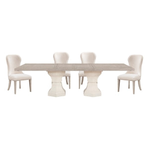 Lofton extendable dining set alternate staged view