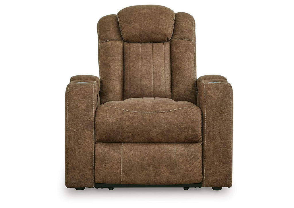 Wolfridge Sofa, Loveseat Power and Recliner front view