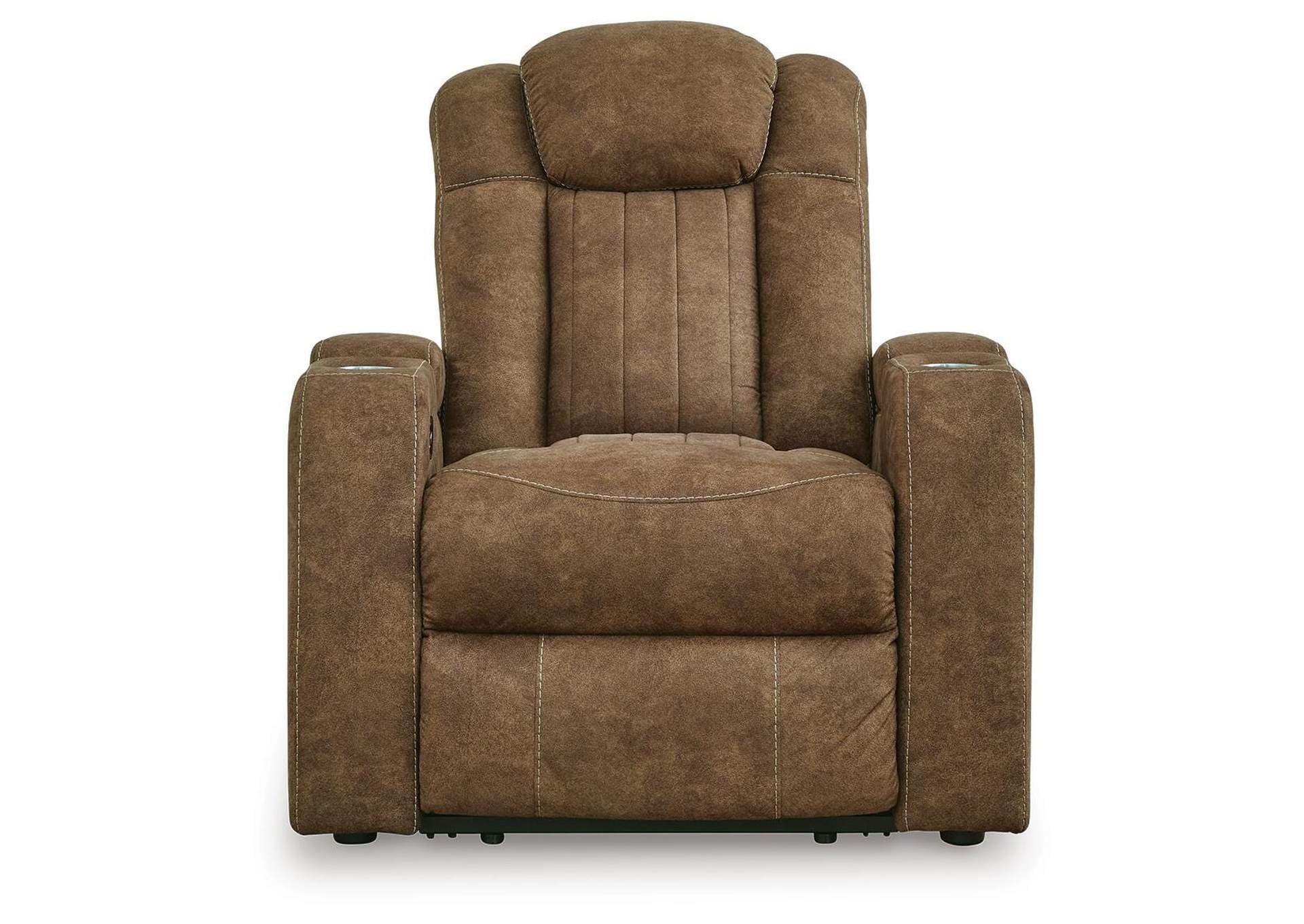 Wolfridge Sofa, Loveseat Power and Recliner front view
