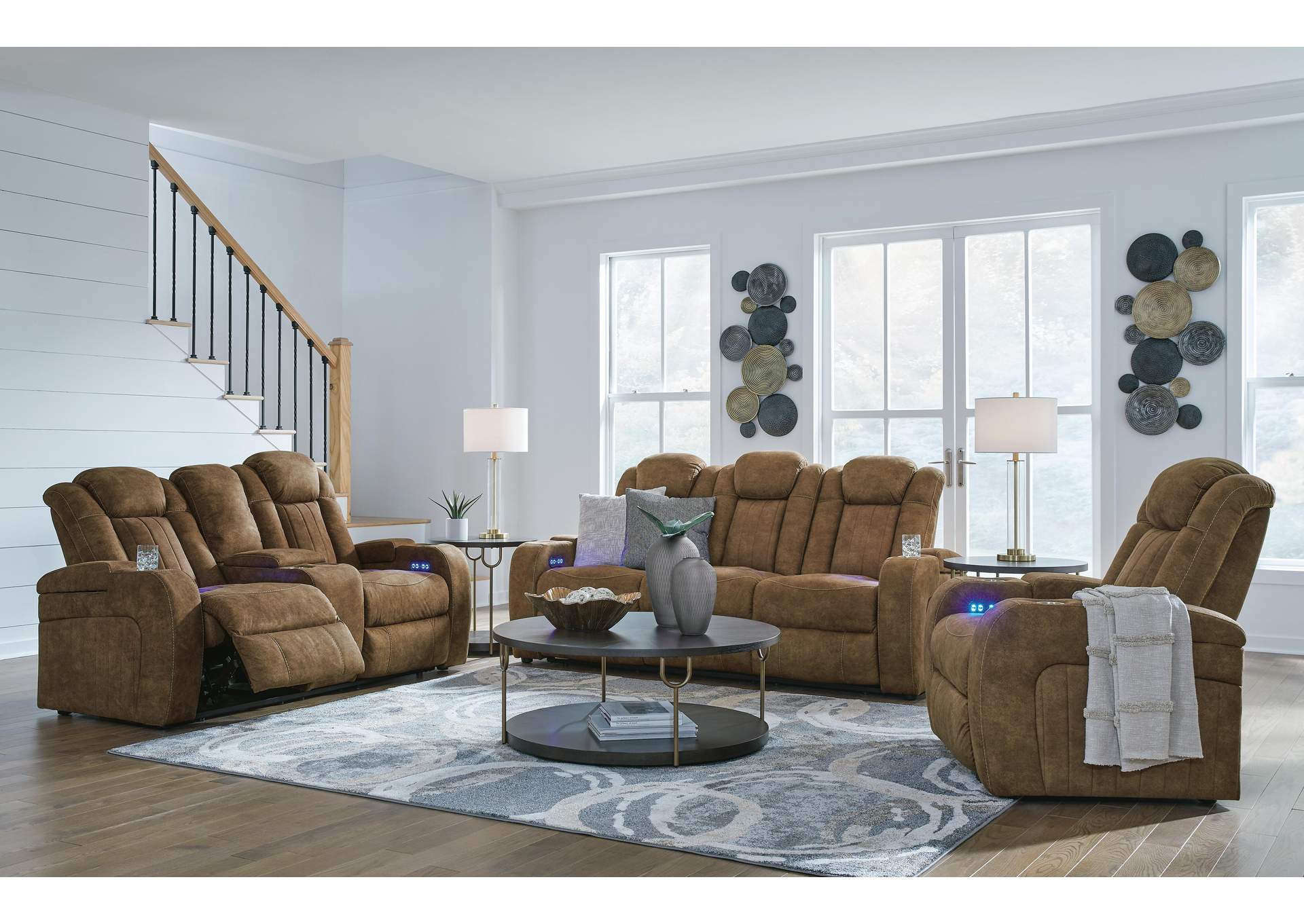 Wolfridge Sofa, Loveseat Power and Recliner