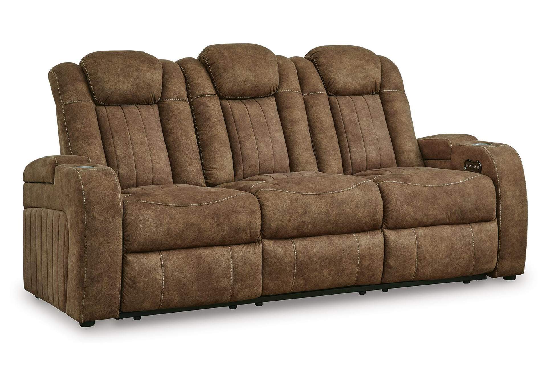 Wolfridge Power Reclining Sofa angled view