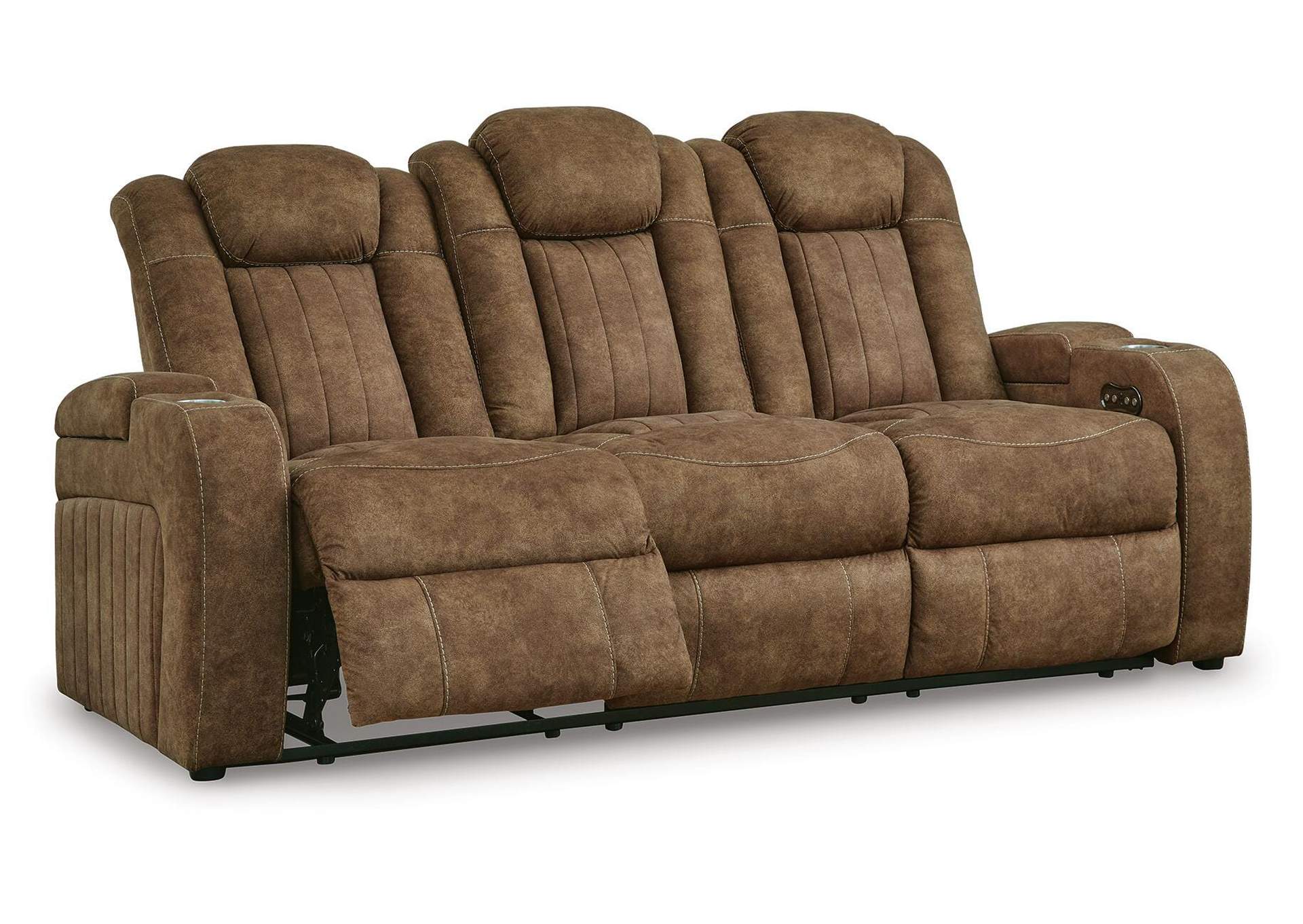 Wolfridge Power Reclining Sofa angled view