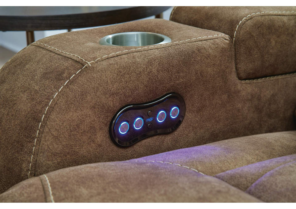 Wolfridge Power Reclining Sofa detail