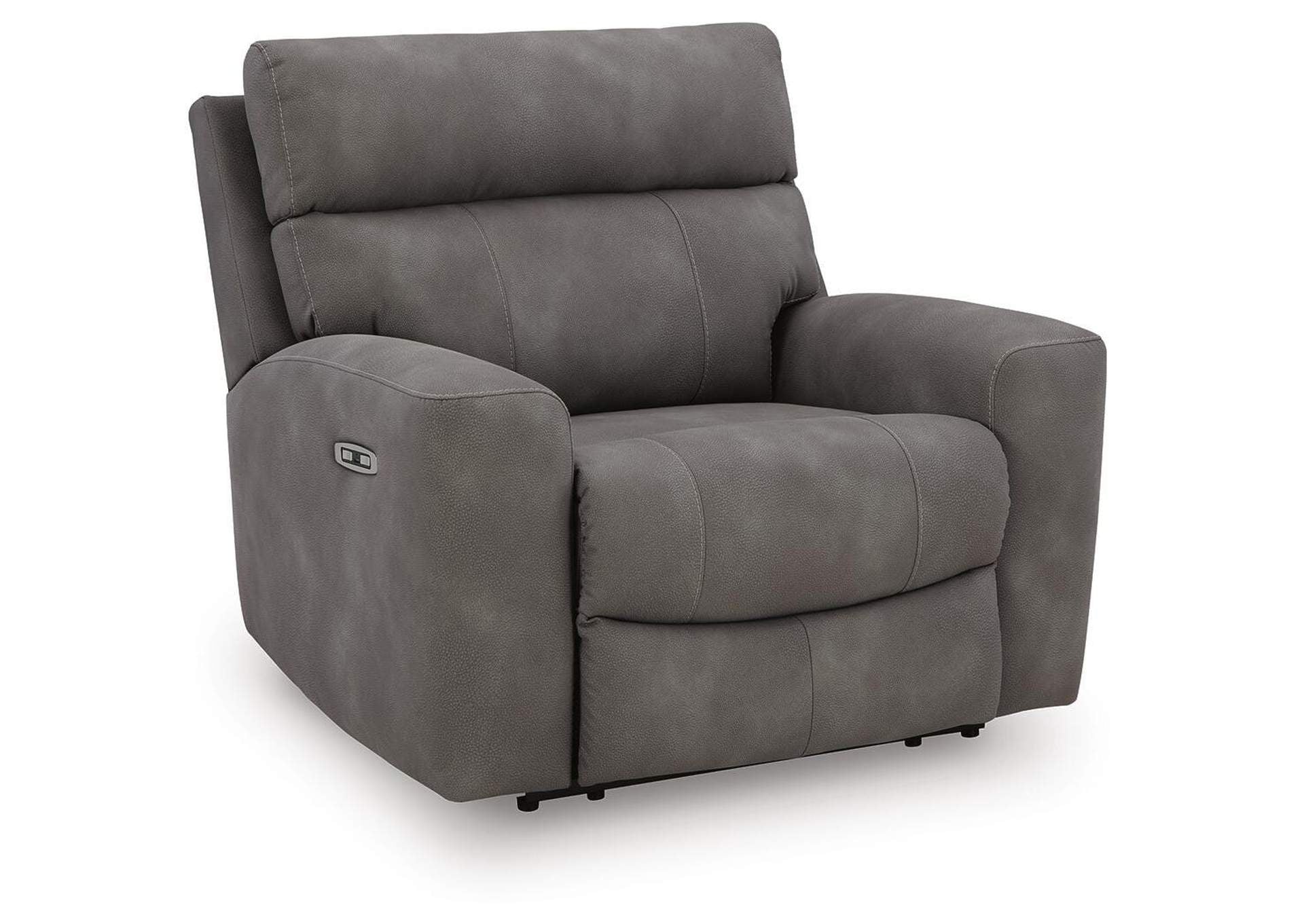 Next-Gen DuraPella Oversized Dual Power Recliner in Slate — detail 2