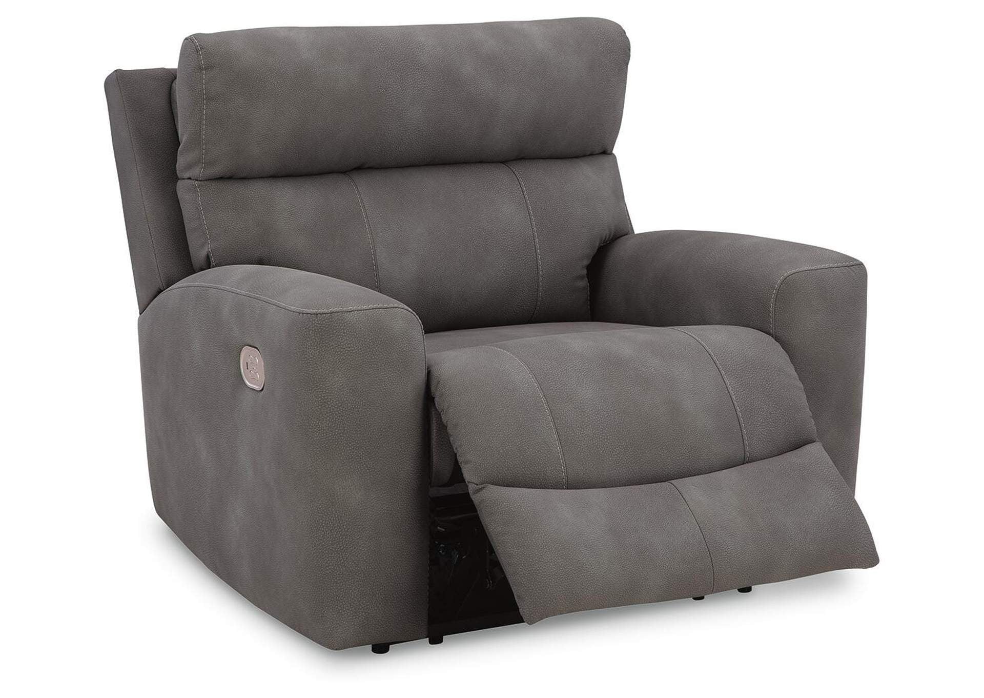 Next-Gen Durapella Power Recliner angled view