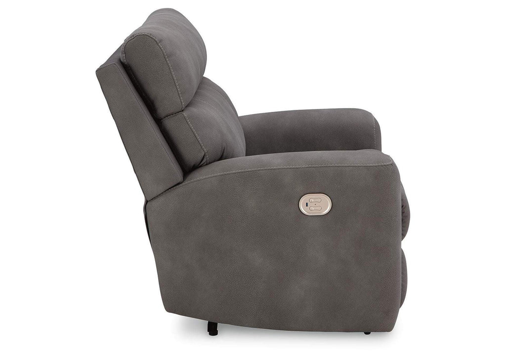 Next-Gen DuraPella Oversized Dual Power Recliner in Slate — detail 6
