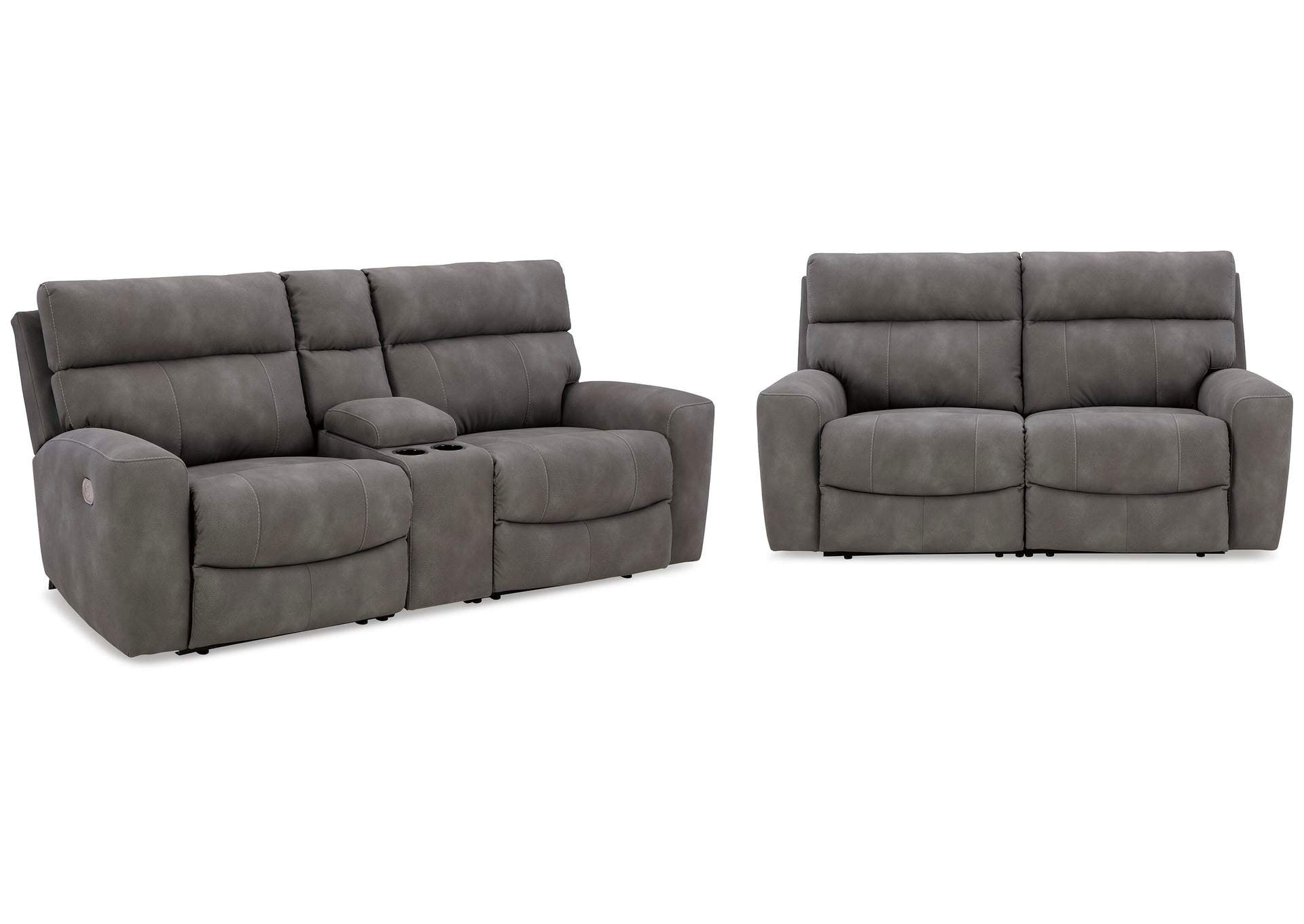 Next-Gen DuraPella Performance Fabric Dual Power Reclining Loveseat Set fabric detail