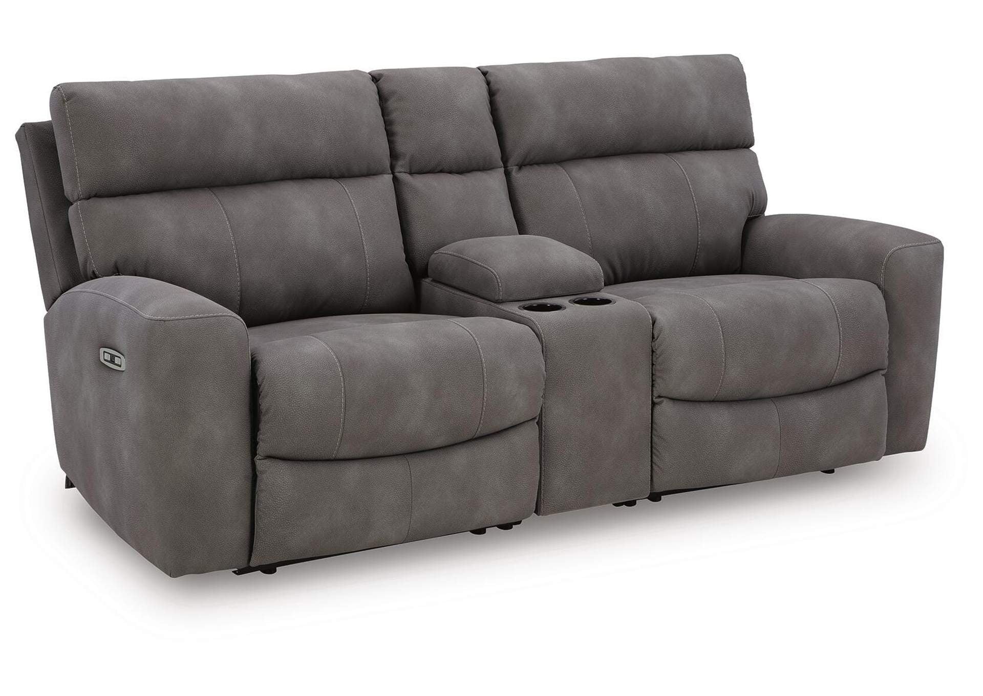 Next-Gen DuraPella Performance Fabric Dual Power Reclining Loveseat Set fabric detail