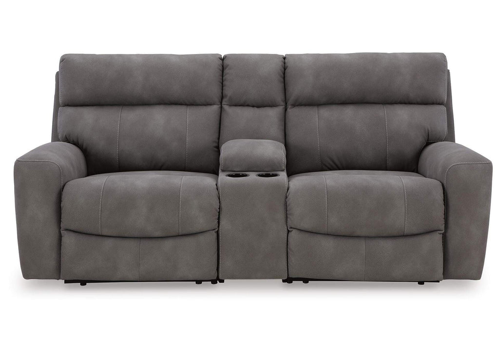 Next-Gen DuraPella Performance Fabric Dual Power Reclining Loveseat Set fabric detail