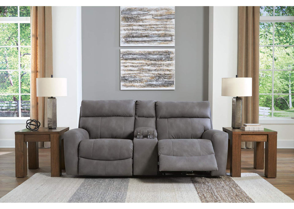 Next-Gen DuraPella Performance Fabric Dual Power Reclining Loveseat Set fabric detail