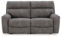 Next-Gen DuraPella 2-Piece Dual Power Reclining Modular Loveseat in Slate — main view