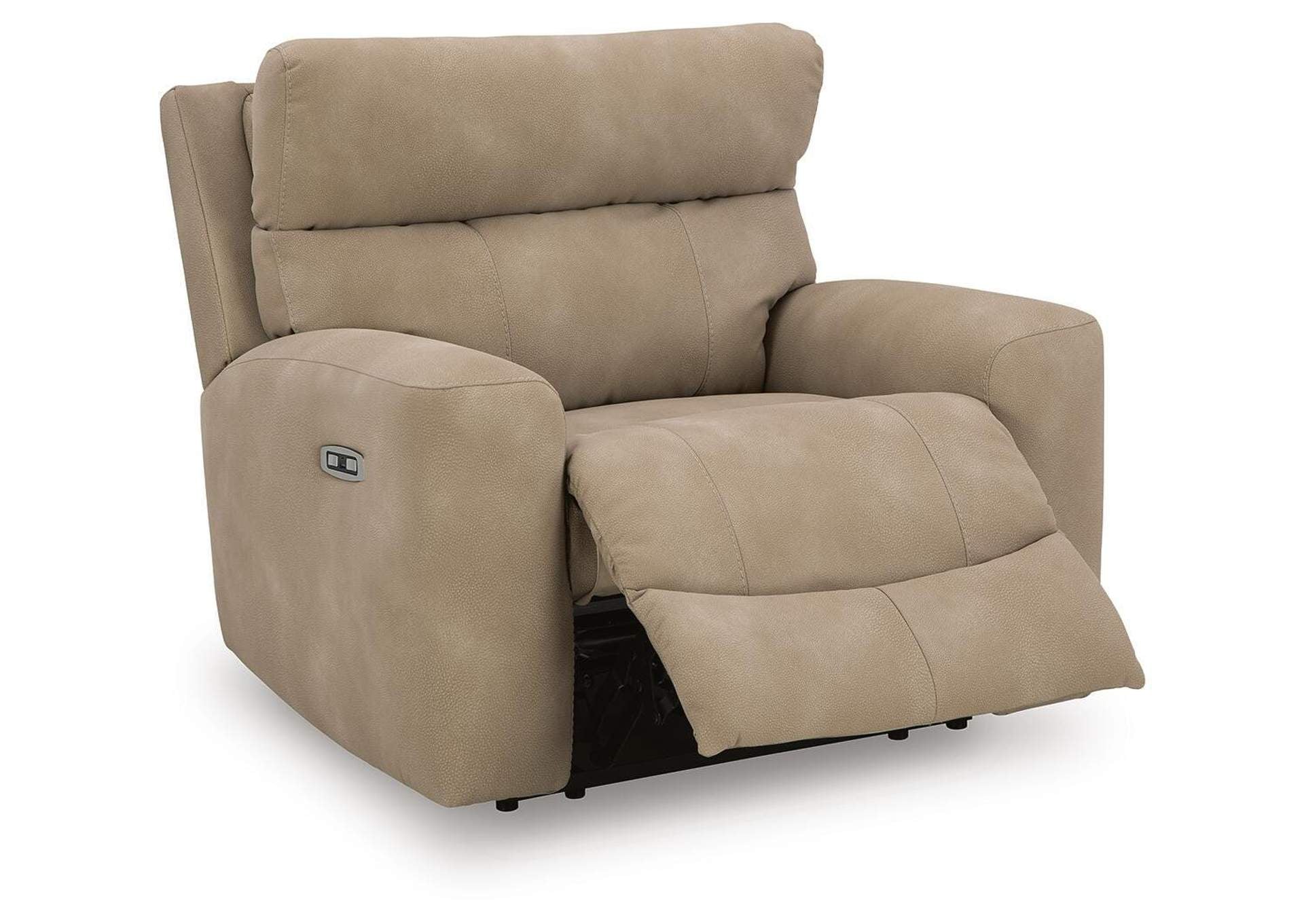 Next-Gen Durapella Power Recliner angled view