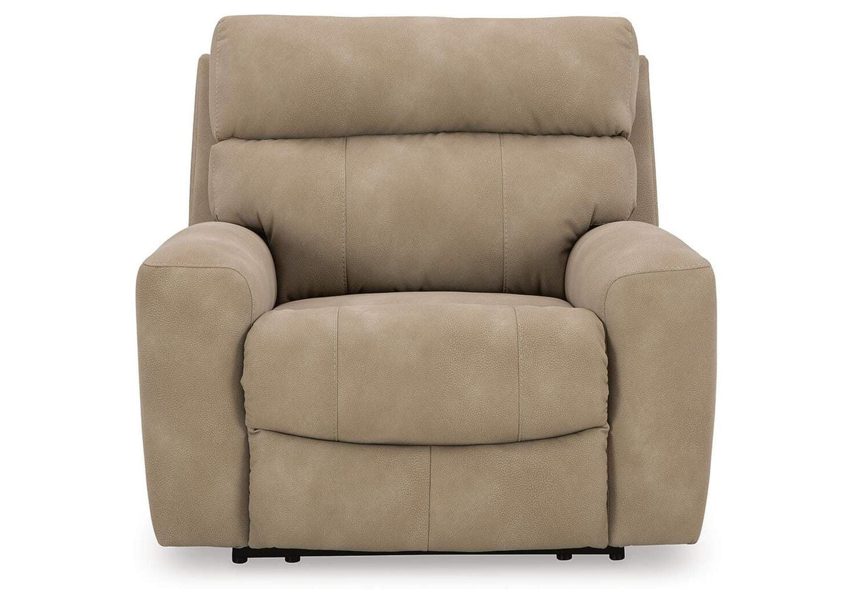 Next-Gen DuraPella Oversized Dual Power Recliner in Sand — main view