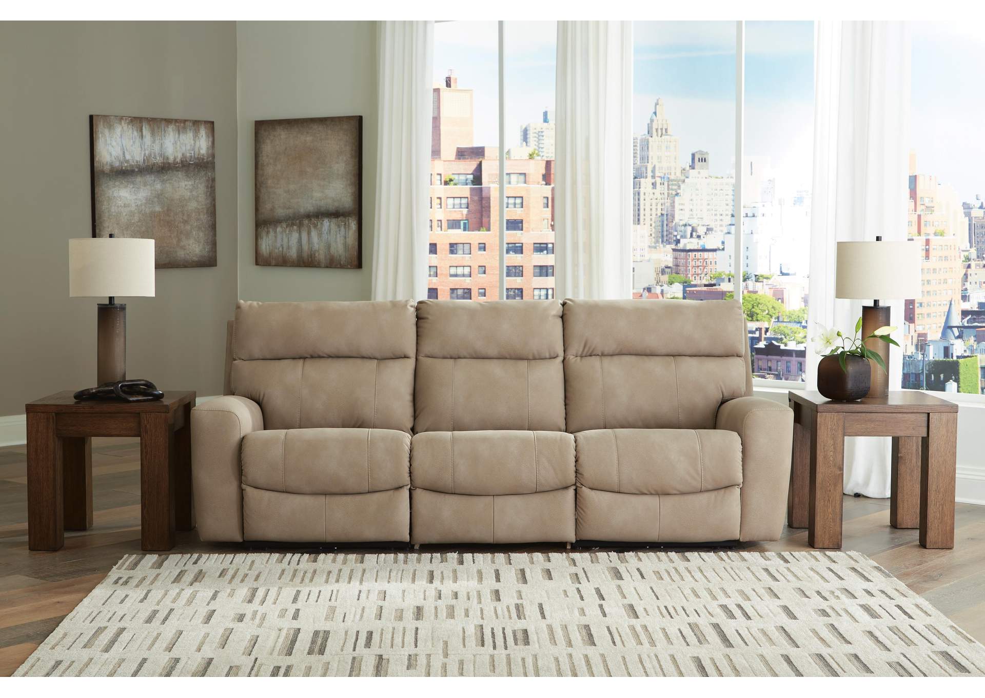 Next-Gen DuraPella Performance Fabric Dual Power Reclining Sofa and Loveseat fabric detail