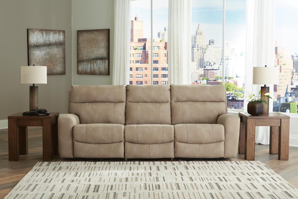 Next-Gen DuraPella 3-Piece Dual Power Reclining Modular Sofa in Sand — detail 2