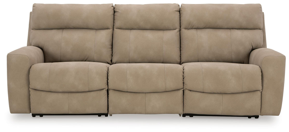 Next-Gen DuraPella 3-Piece Dual Power Reclining Modular Sofa in Sand — main view