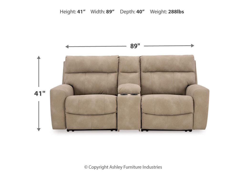 Next-Gen DuraPella Performance Fabric Dual Power Reclining Loveseat Set dimensions