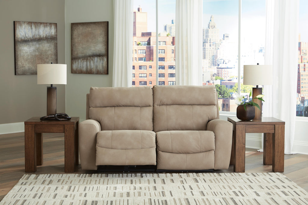 Next-Gen DuraPella 2-Piece Dual Power Reclining Modular Loveseat in Sand — detail 3