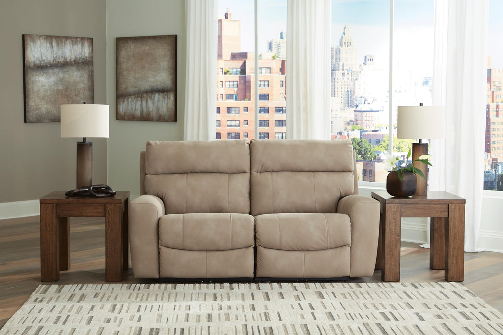 Next-Gen DuraPella 2-Piece Dual Power Reclining Modular Loveseat in Sand — detail 2
