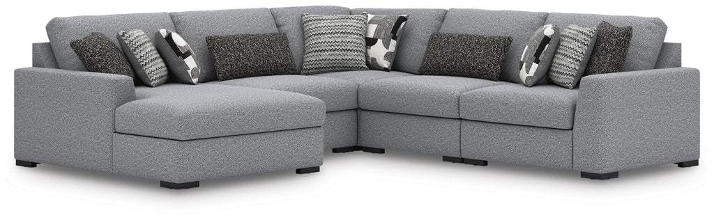 Bealton sectional, 5-Piece Sectional with Chaise · Left-Facing Chaise · 134 × 132 × 42 in, view 1
