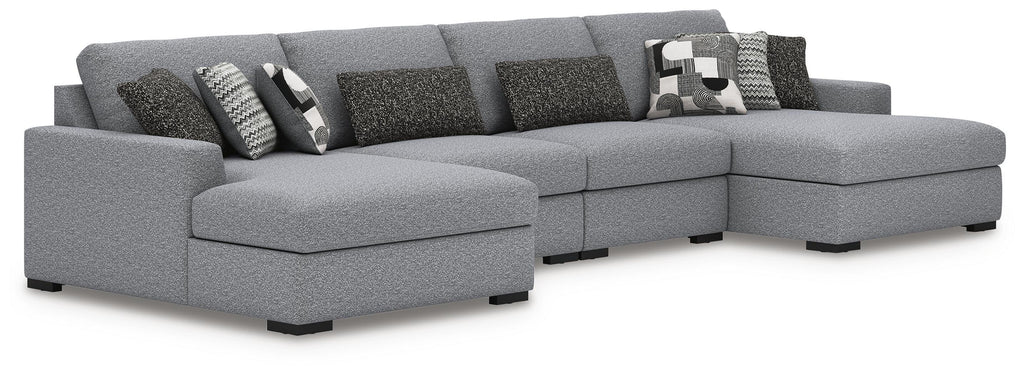 Bealton sectional, 4-Piece Sectional with Double Chaise · Left-Facing Chaise · 180 × 71 × 42 in, view 1