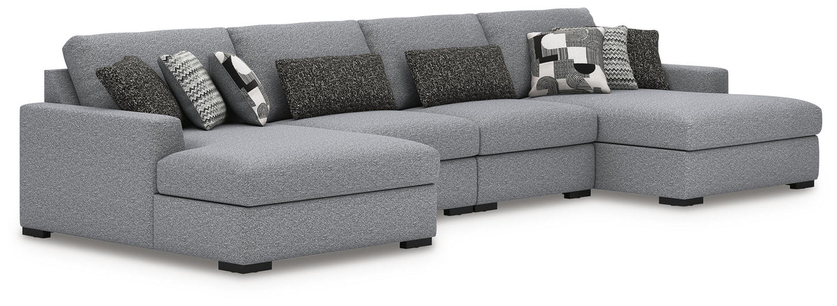 Bealton sectional, 4-Piece Sectional with Double Chaise · Left-Facing Chaise · 180 × 71 × 42 in, view 1