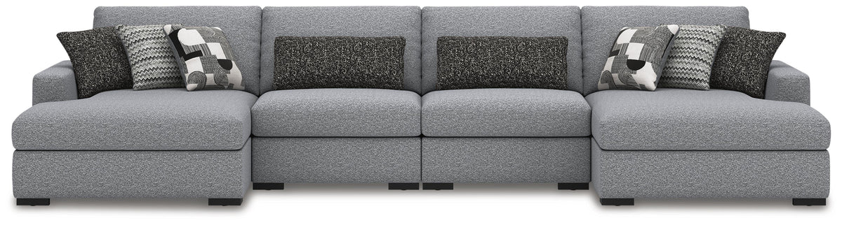 Bealton sectional, 4-Piece Sectional with Double Chaise · Left-Facing Chaise · 180 × 71 × 42 in, view 2