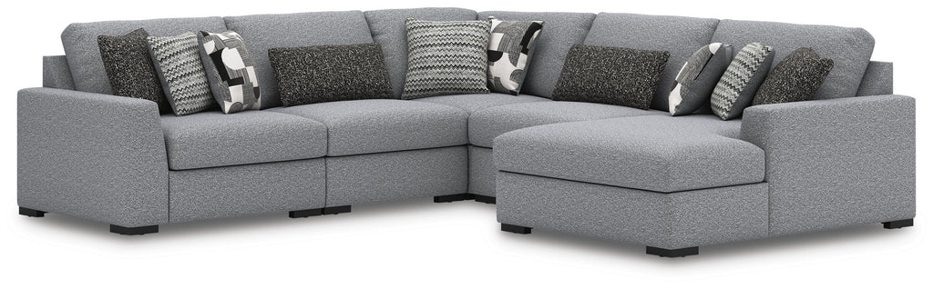 Bealton sectional, 5-Piece Sectional with Chaise · Right-Facing Chaise · 132 × 134 × 42 in, view 1
