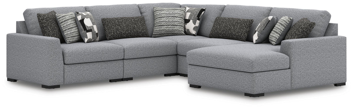 Bealton sectional, 5-Piece Sectional with Chaise · Right-Facing Chaise · 132 × 134 × 42 in, view 1