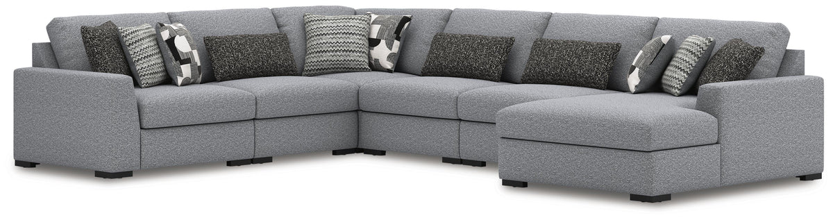 Bealton sectional, 6-Piece Sectional with Chaise · Right-Facing Chaise · 132 × 173 × 42 in, view 1
