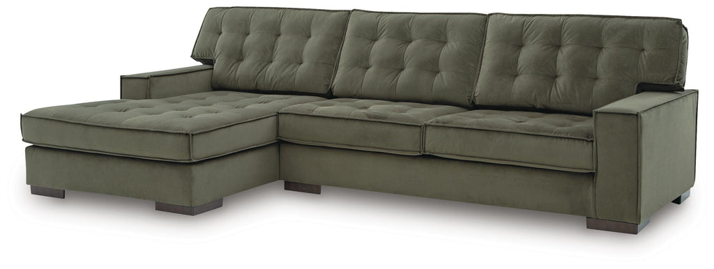 Caspian-Town sectional, 2-Piece Sectional with Chaise · Left-Facing Chaise · 128 × 70 × 38 in, view 1
