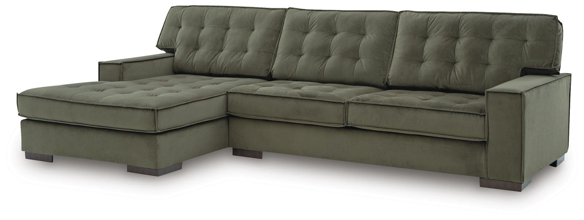 Caspian-Town sectional, 2-Piece Sectional with Chaise · Left-Facing Chaise · 128 × 70 × 38 in, view 1