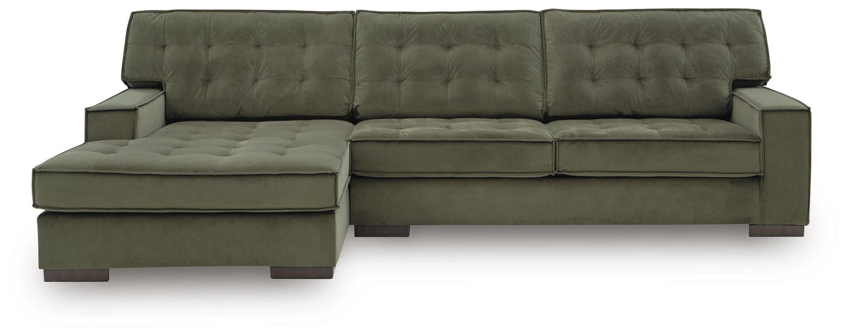 Caspian-Town sectional, 2-Piece Sectional with Chaise · Left-Facing Chaise · 128 × 70 × 38 in, view 3