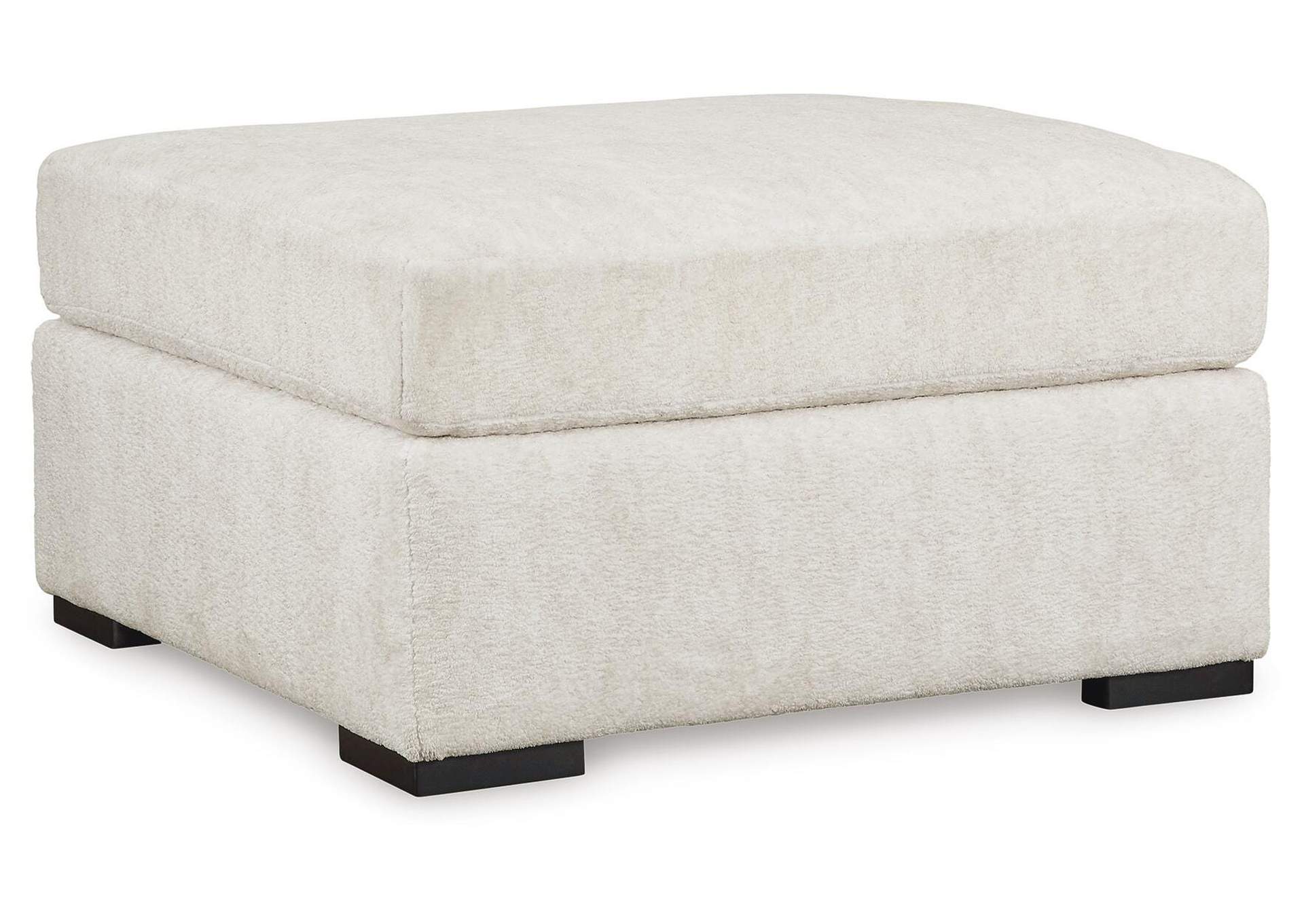 Chessington Oversized Accent Ottoman angled view