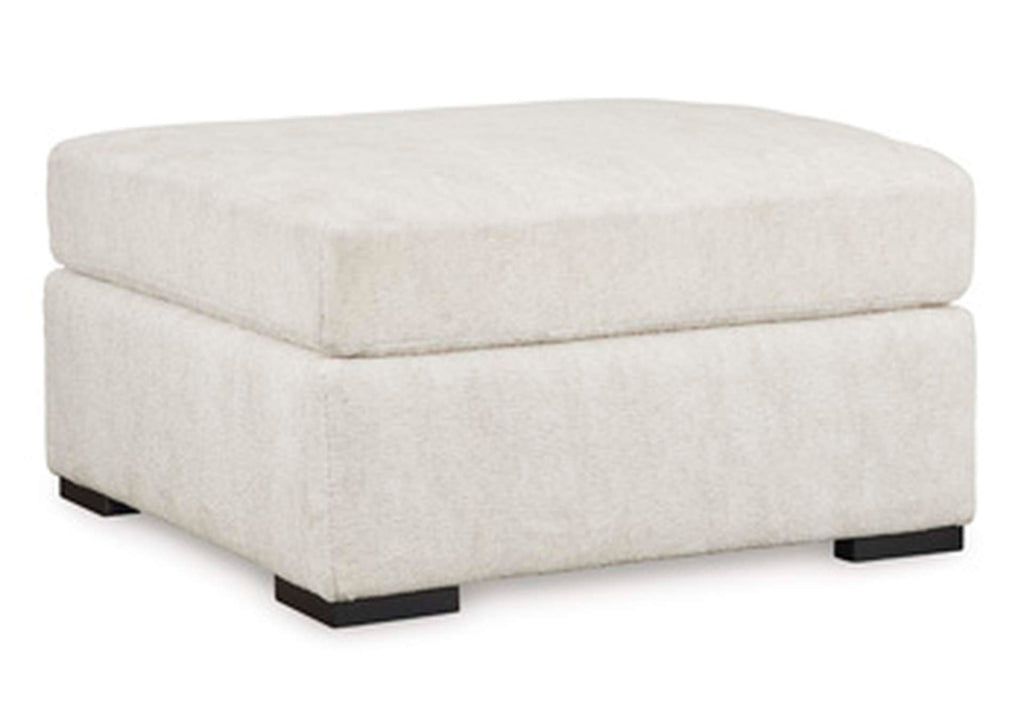 Chessington Oversized Accent Ottoman angled view