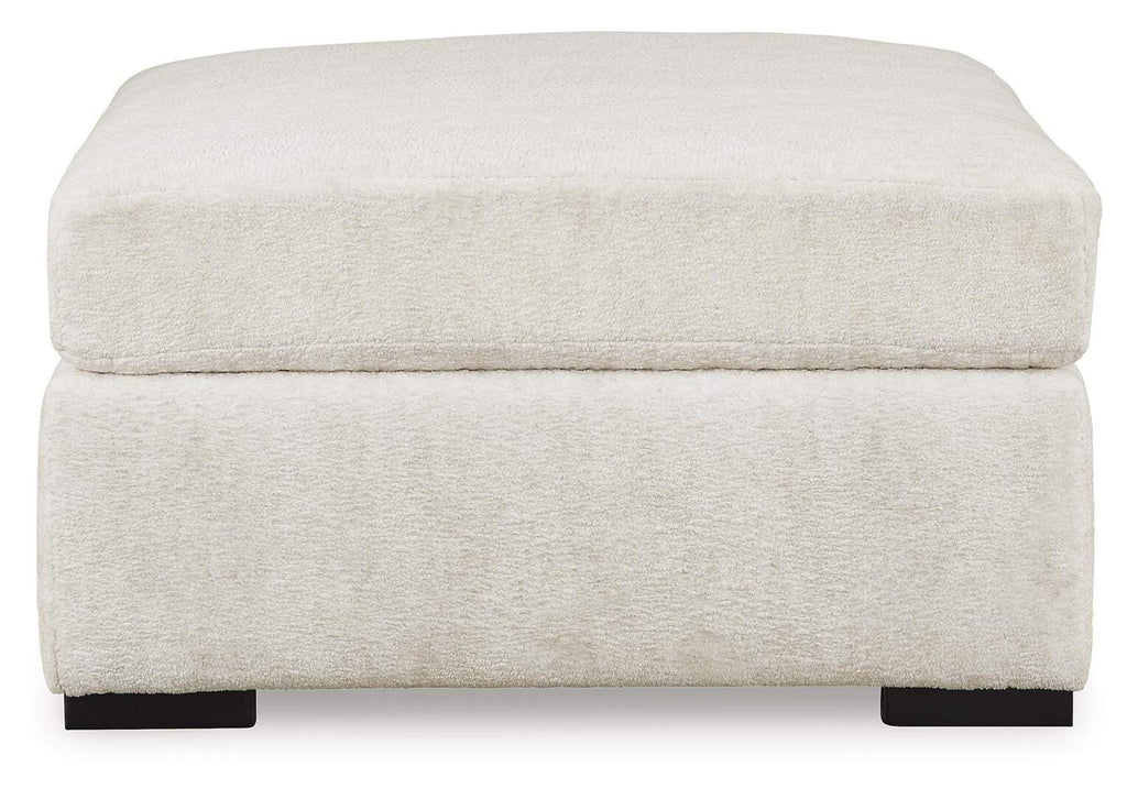 Chessington Oversized Accent Ottoman side view
