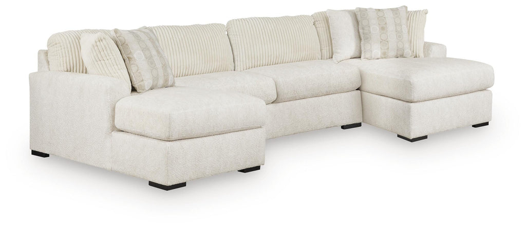 Chessington sectional, 3-Piece Sectional with Double Chaise · Left-Facing Chaise · 150 × 65 × 40 in, view 1