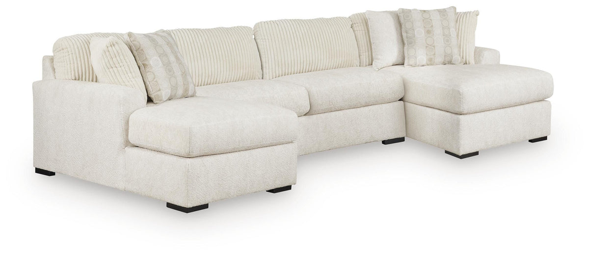 Chessington sectional, 3-Piece Sectional with Double Chaise · Left-Facing Chaise · 150 × 65 × 40 in, view 1