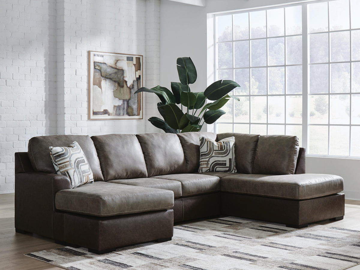 Castille Way sectional, 2-Piece Sectional with Chaise · Right-Facing Chaise · 122 × 86 × 39 in, view 2