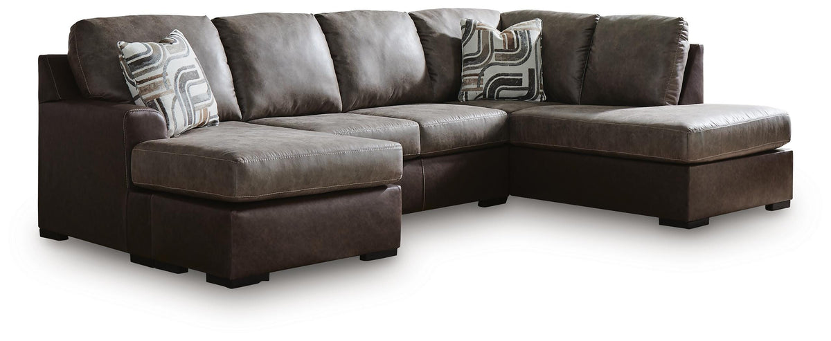 Castille Way sectional, 2-Piece Sectional with Chaise · Right-Facing Chaise · 122 × 86 × 39 in, view 1