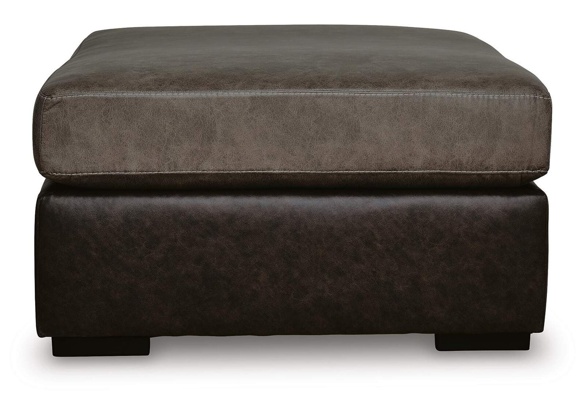 Castille Way Oversized Accent Ottoman side view