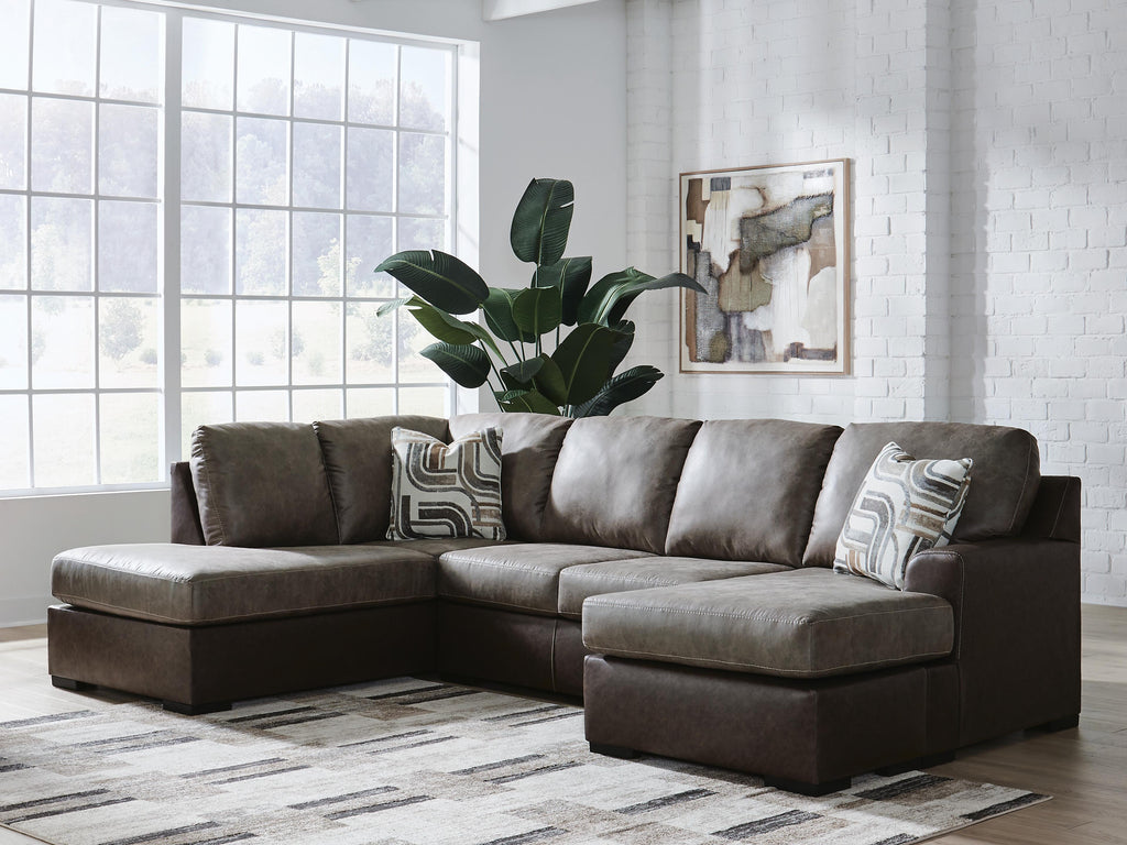 Castille Way sectional, 2-Piece Sectional with Chaise · Left-Facing Chaise · 122 × 86 × 39 in, view 2
