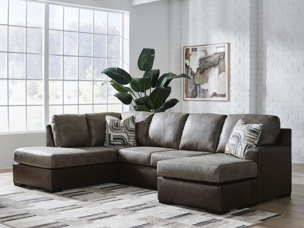 Castille Way sectional, 2-Piece Sectional with Chaise · Left-Facing Chaise · 122 × 86 × 39 in, view 2
