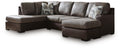 Castille Way sectional, 2-Piece Sectional with Chaise · Left-Facing Chaise · 122 × 86 × 39 in, view 1