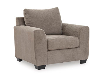 Loreo Chair in Truffle, angle view